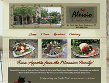 Tablet Screenshot of cafealessiodoylestown.com